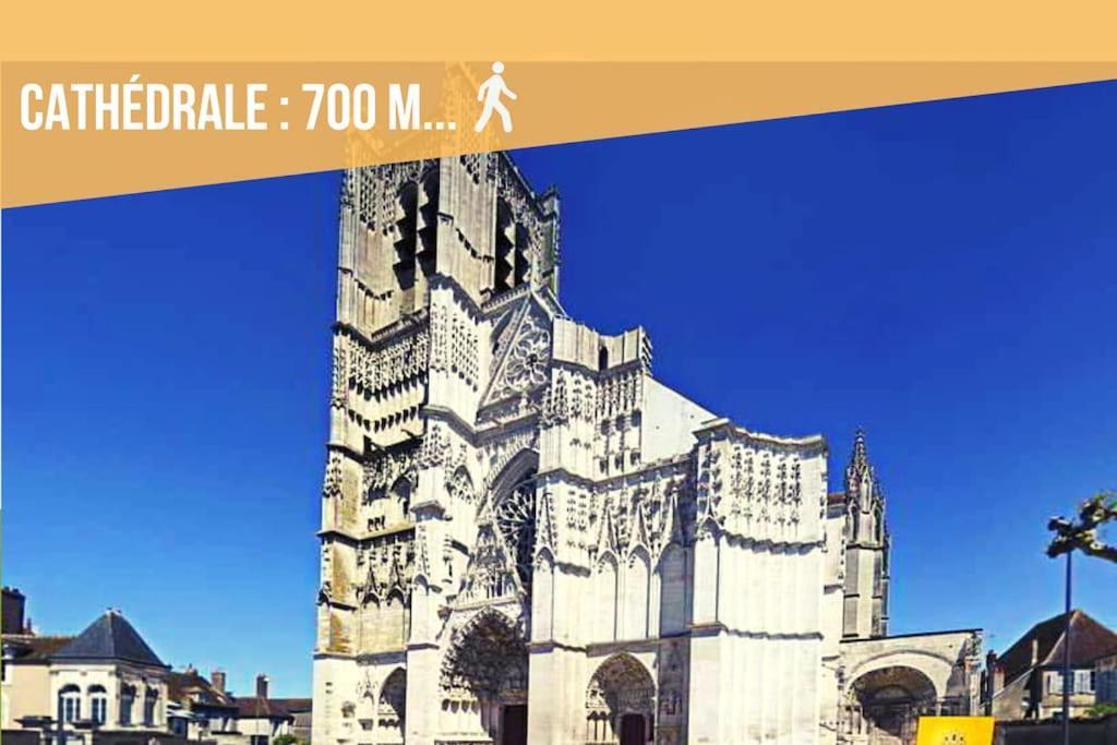 La Belle Pause - Studio Auxerre Proche Parking Экстерьер фото